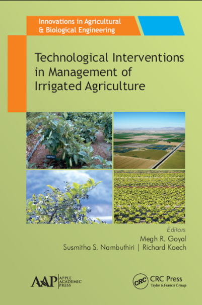 Book cover of Technological Interventions in Management of Irrigated Agriculture by Megh Goyal Book cover of Technological Interventions in Management of Irrigated Agriculture by Megh Goyal